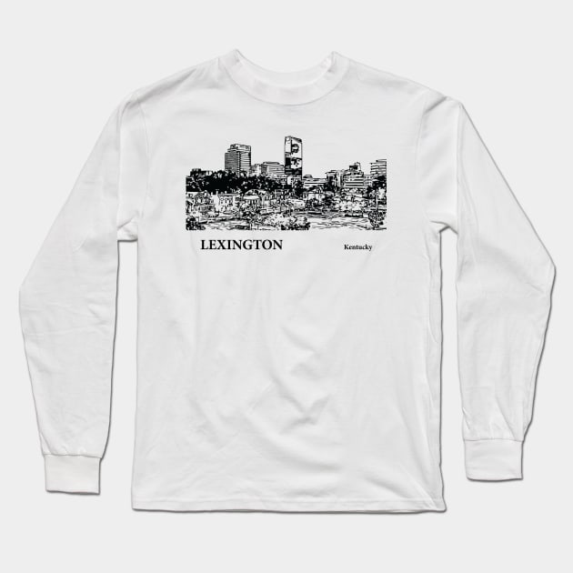 Lexington - Kentucky Long Sleeve T-Shirt by Lakeric